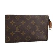 Pre-owned Canvas pouches Louis Vuitton Vintage , Brown , Dames