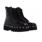 Rita Army Boot met Zilveren Details Furla , Black , Dames