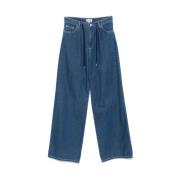 Indigo Blauwe Voorste Knoop Jeans Baum und Pferdgarten , Blue , Dames