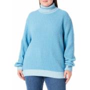 Blauwe Pullover Sweater Hugo Boss , Blue , Dames