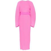 Hot Pink Pencil Jurk met Riem Solace London , Pink , Dames