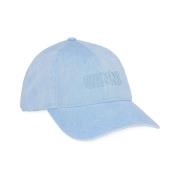 Blauwe Logocap Ganni , Blue , Dames