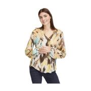 Lange mouwen blouse combo Betty & Co , Multicolor , Dames