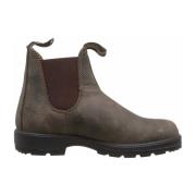 Heren Nubuck Leren Laarzen Blundstone , Brown , Heren