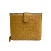 Pre-owned Leather handbags Bottega Veneta Vintage , Beige , Dames