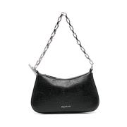 Zwarte tas met ritssluiting Alexander McQueen , Black , Dames