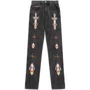 Donkergrijze Denim Straight Leg Jeans Isabel Marant , Gray , Heren