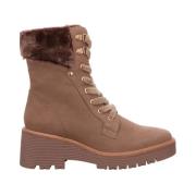 Bruine veterlaars met hak voor dames Regarde Le Ciel , Brown , Dames