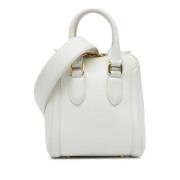 Pre-owned Leather handbags Alexander McQueen Pre-owned , White , Dames