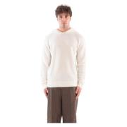 Stretch Wol Hoodie in Piccadilly Stijl MC2 Saint Barth , White , Heren