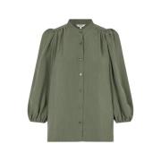 Stijlvolle Solstice Shirt in Mosstone mbyM , Green , Dames