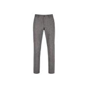 Twee-Tone Wol Look Broek Alberto , Gray , Heren