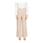 Palazzo Broek Viscose Blend Lente/Zomer Collectie Vero Moda , Pink , D...