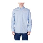 Blauw Katoenen Lange Mouwen Shirt Lente/Zomer Alviero Martini 1a Class...