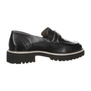 Klassieke Zwarte Leren Schoenen Paul Green , Black , Dames