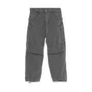 Grijze Cargo Broek met Banddetail Sacai , Gray , Heren