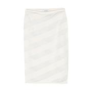 Midi Skirts Gimaguas , White , Dames