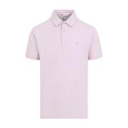 Gedrukte Onderkraag Polo Roma Stijl Etro , Pink , Heren