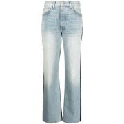 Gepanelde rechte broek Amiri , Blue , Dames