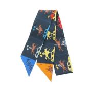 Pre-owned Silk scarves Hermès Vintage , Multicolor , Dames