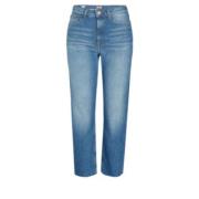 Stijlvolle Jeans voor Mannen en Vrouwen Tommy Hilfiger , Blue , Dames