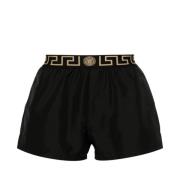 Klassieke Grecca Zwembroek Versace , Black , Heren