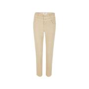 Knoopdetail Broek Angels , Beige , Dames