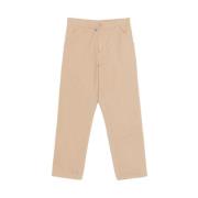 Lichtbruine broek met verborgen rits Carhartt Wip , Brown , Heren