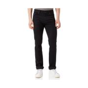 Slim Delaware Jeans Hugo Boss , Black , Heren