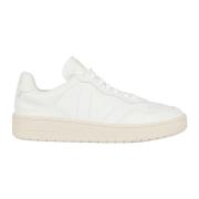 Witte geperforeerde leren sneakers Veja , White , Heren