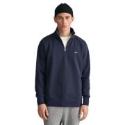 Halfzip Sweater - Marineblauw Gant , Blue , Heren