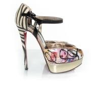 Pre-owned Leather heels Christian Louboutin Pre-owned , Multicolor , D...