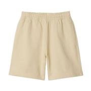 Jersey Shorts in Notenkleur Burberry , Beige , Heren