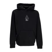 Gundam Triple Triangle Zwarte Hoodie HUF , Black , Heren