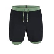 Hardloopshorts voor Actieve Levensstijl Odlo , Black , Heren