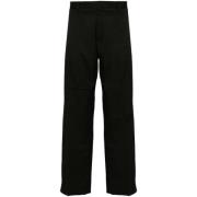 Zwarte Katoenen Pantalon MM6 Maison Margiela , Black , Heren