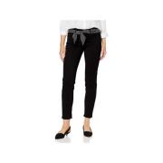 Slim Leg Crop Broek Marc O'Polo , Black , Dames