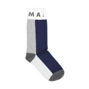 Blauwe China Sokken Marni , Multicolor , Dames