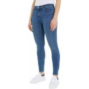 Effen Stoffen Broeken Tommy Hilfiger , Blue , Dames