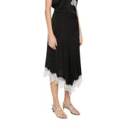 Zwarte Rok met Zijrits Baum und Pferdgarten , Black , Dames