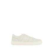 Kleur Blok Leren Sneakers Hogan , Gray , Heren