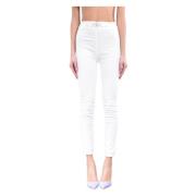 Witte Super Skinny Jeans Elisabetta Franchi , White , Dames