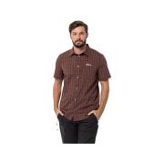 Stretch Vent Shirt Men Jack Wolfskin , Brown , Heren