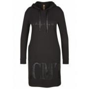 Stijlvolle Hooded Dress LeComte , Black , Dames