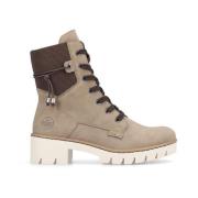 Lace-up Enkellaars Rieker , Beige , Dames