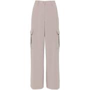 Taupe Bruine Wide Leg Cargo Broek Theory , Gray , Dames