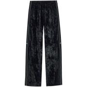 Zwarte Straight Leg Broek met Streep T by Alexander Wang , Black , Dam...