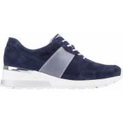 Nubuck Leather Lace-up Sneakers Lloyd , Blue , Dames