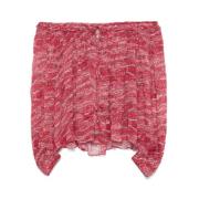 Klaprood Off-Shoulder Elastische Top Isabel Marant Étoile , Pink , Dam...