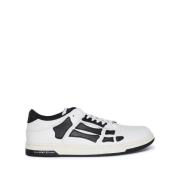 Witte Leren Sneaker met Logodetails Amiri , White , Heren